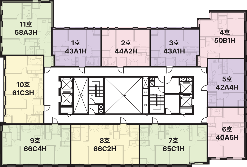 공동주택 배치도